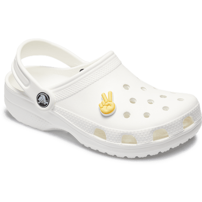 Women / Men Crocs - Peace Hand Sign Jibbitz Shoe Charm