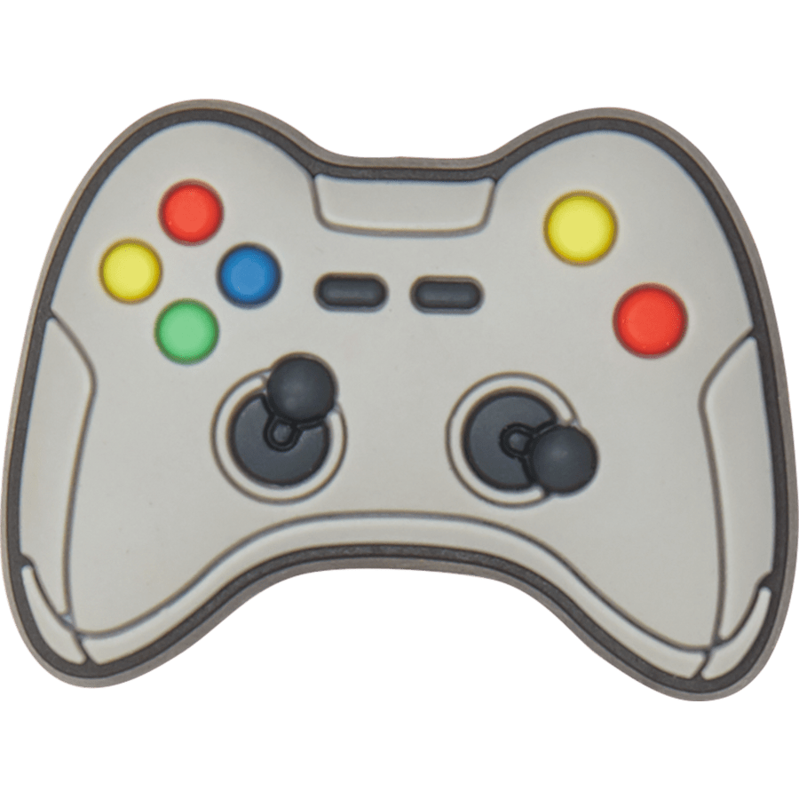 Women / Men Crocs - Grey Game Controller Jibbitz Shoe Charm
