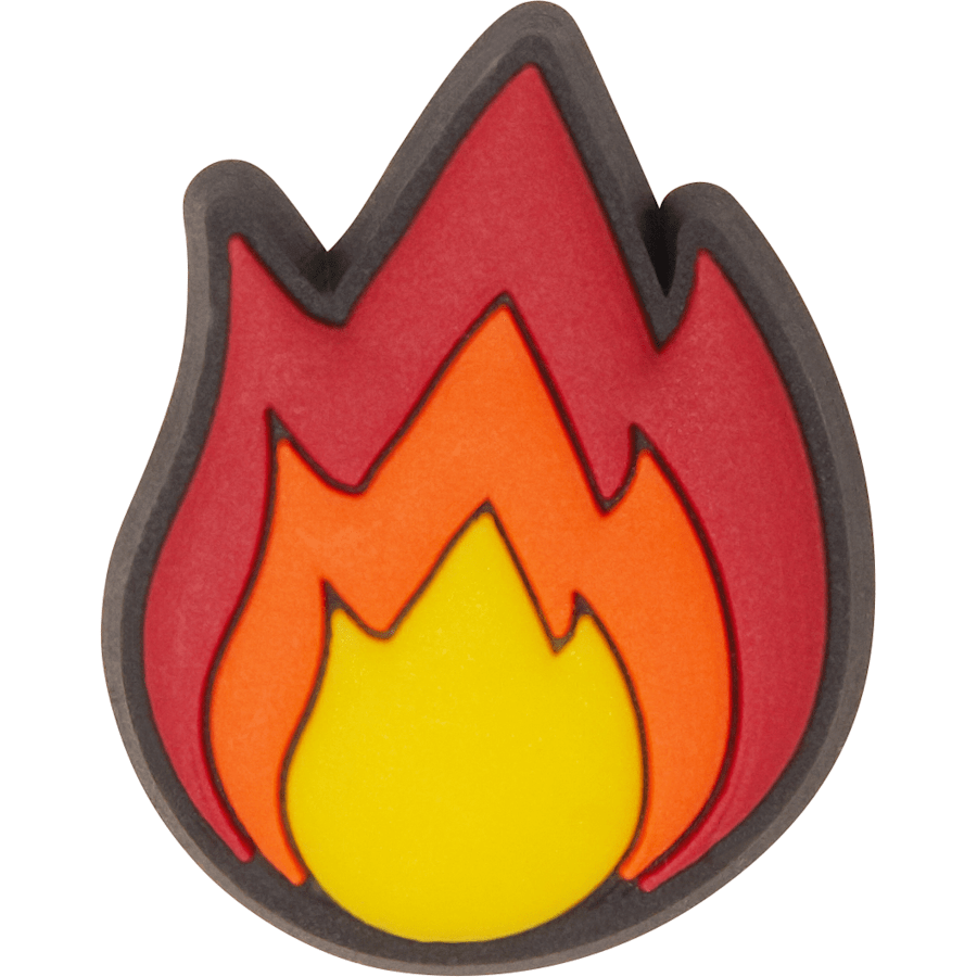 Women / Men Crocs - Fire Jibbitz Shoe Charm