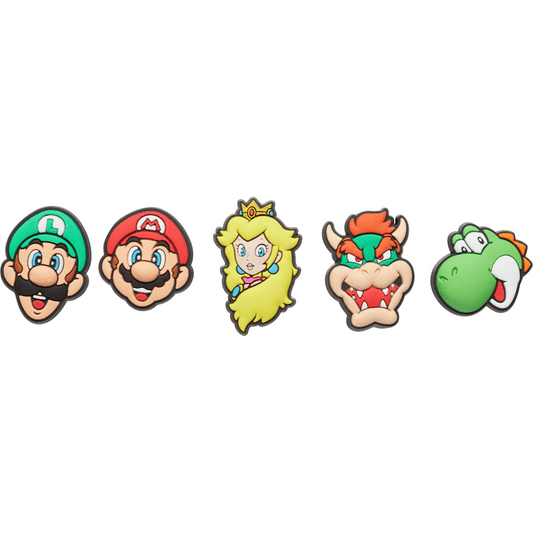 Women / Men / Kids Crocs - Super Mario™ 5-Pack Jibbitz Shoe Charm