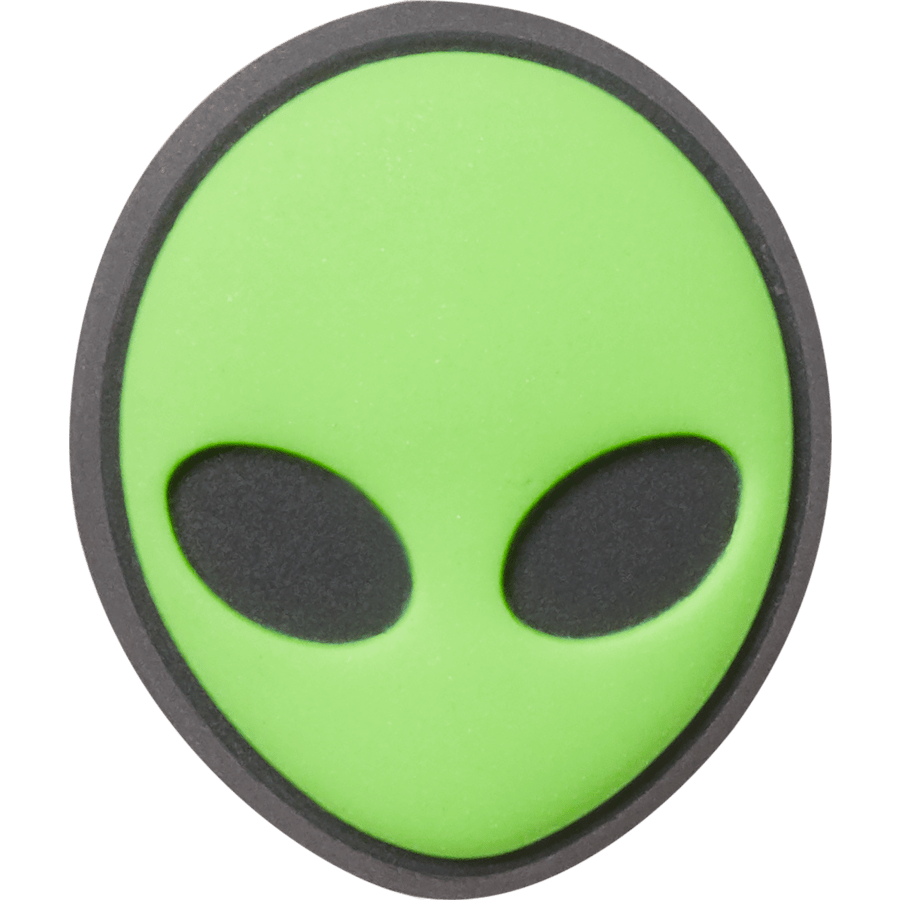 Women / Men / Kids Crocs - Tiny Green Alien Head Jibbitz™ charms