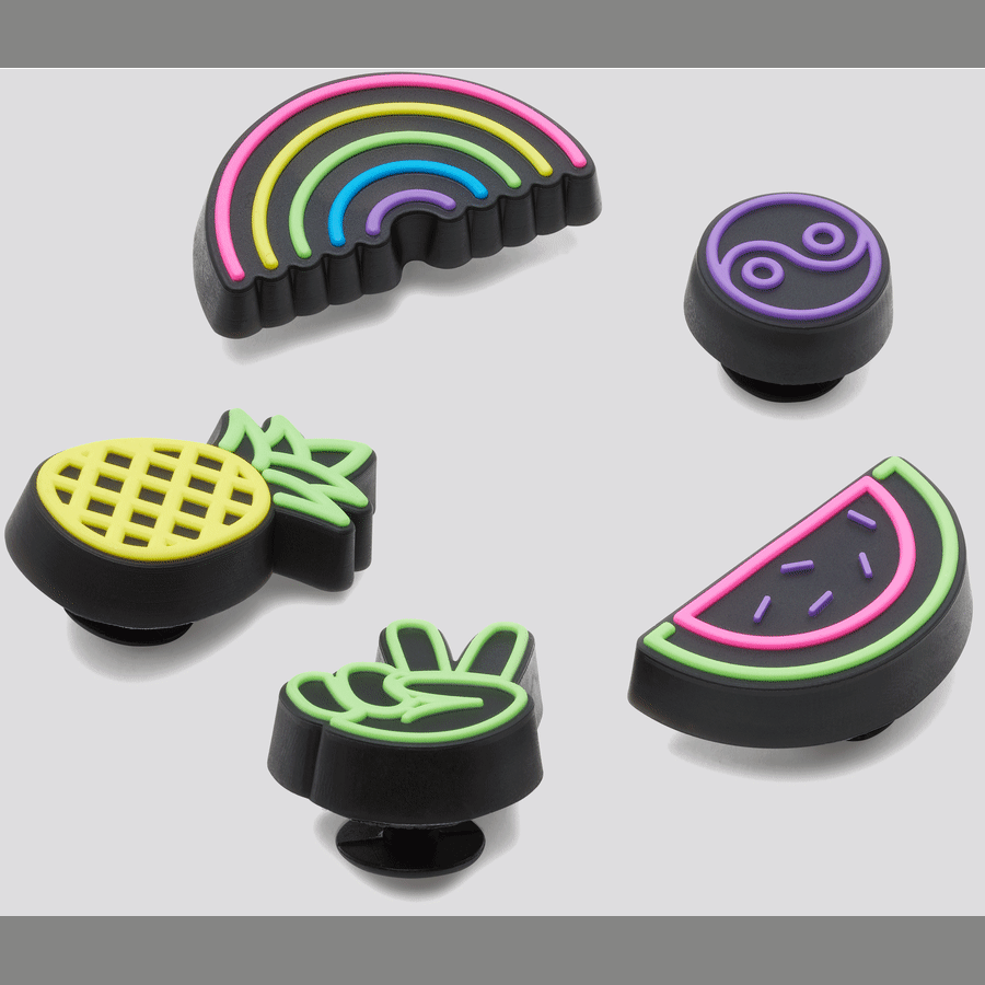 Women / Men Crocs - Lights Up Fun 5 Pack Jibbitz Shoe Charm