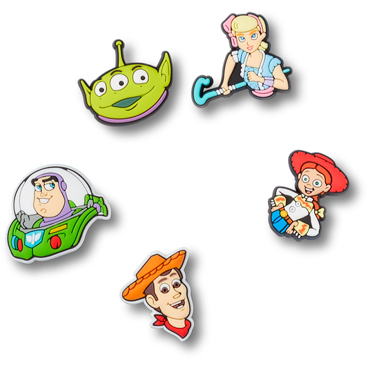 Women / Men / Kids Crocs - Toy Story 5 Pack Jibbitz Shoe Charm