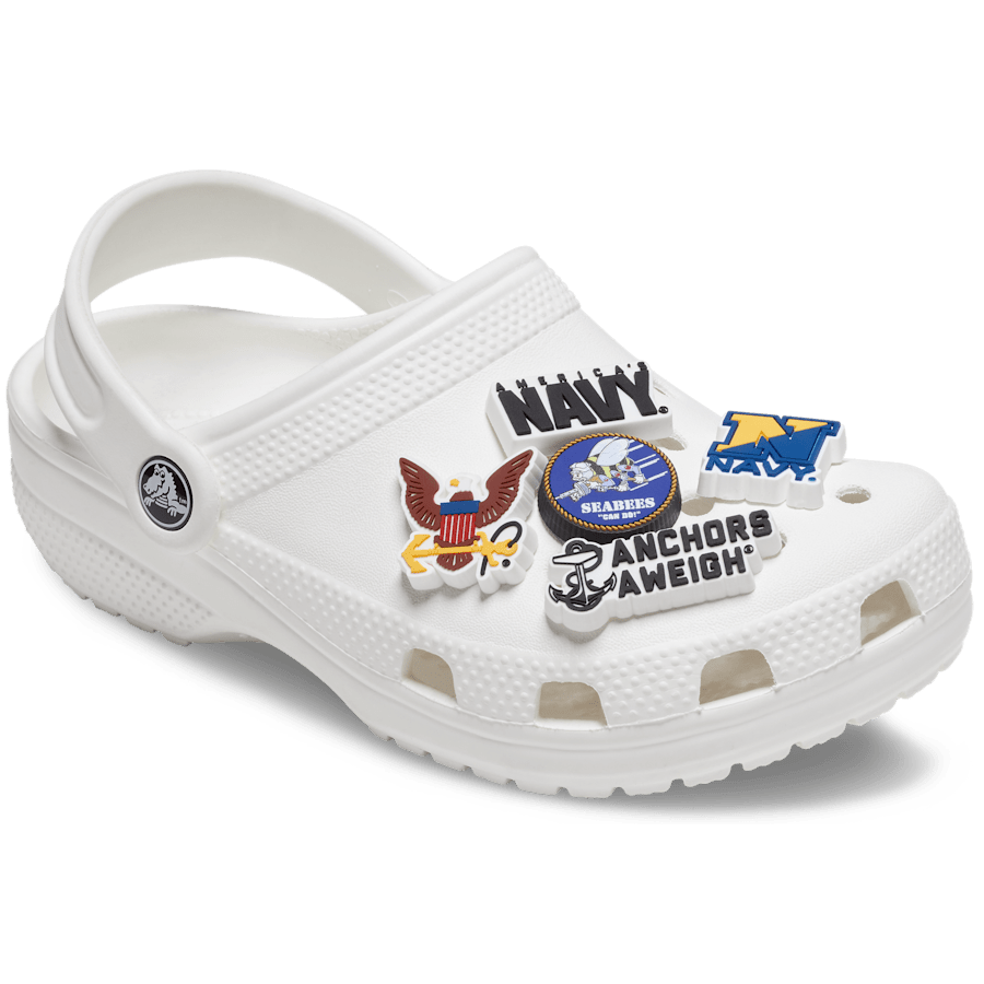 Women / Men / Kids Crocs - Armed Forces US Navy 5Pck Jibbitz Shoe Charm