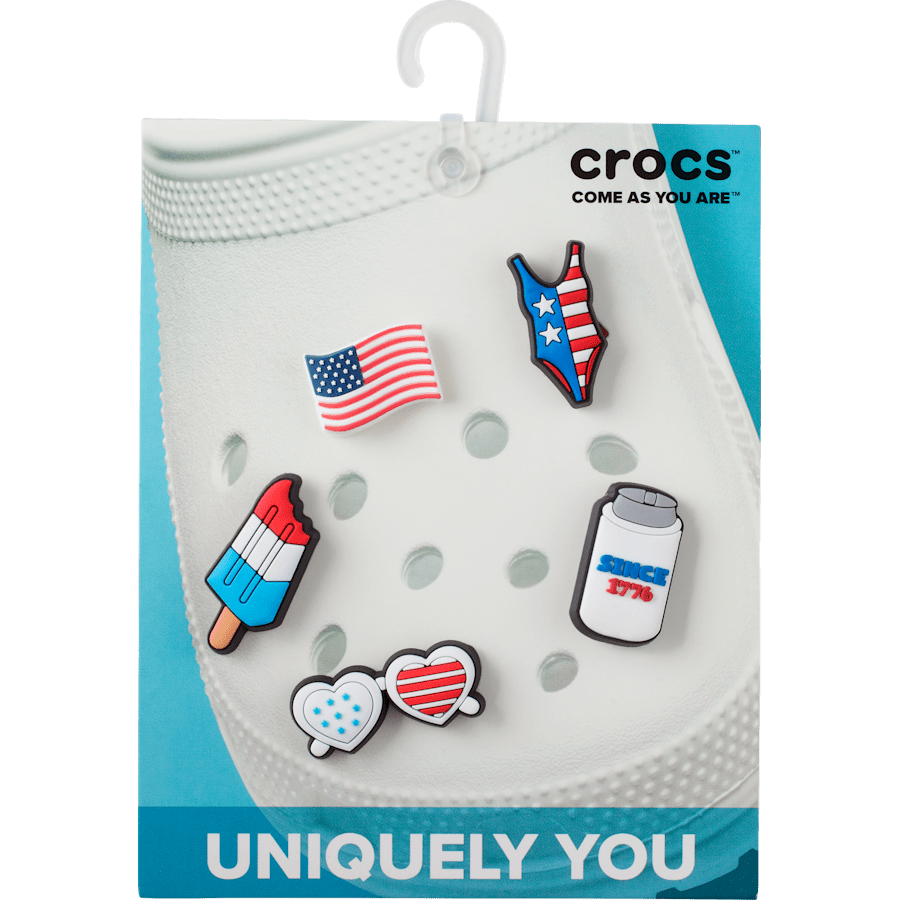 Women / Men Crocs - USA 5 Pack Jibbitz Shoe Charm