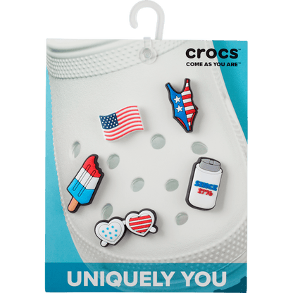 Women / Men Crocs - USA 5 Pack Jibbitz Shoe Charm