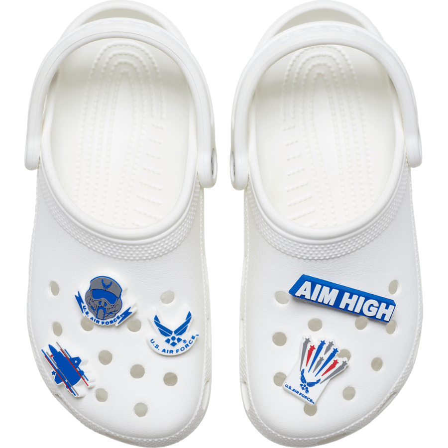 Women / Men / Kids Crocs - Armed Forces US Air Force 5Pck Jibbitz Shoe Charm