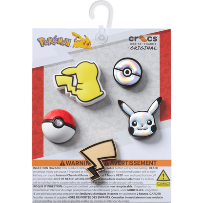 Women / Men / Kids Crocs - Elevated Pokemon 5 Pack Jibbitz Shoe Charm