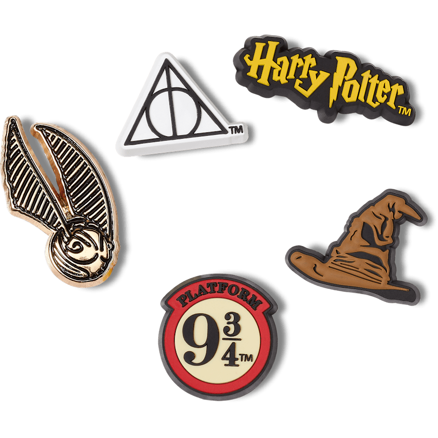 Women / Men / Kids Crocs - Harry Potter Symbol 5 Pack Jibbitz™ charms
