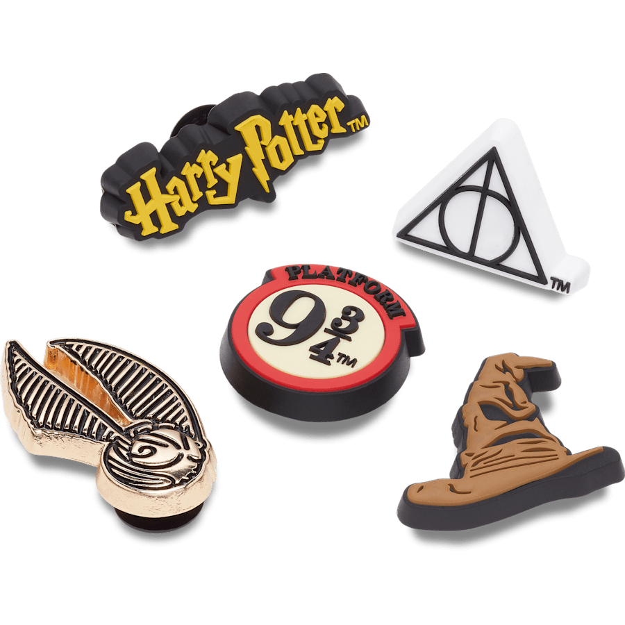 Women / Men / Kids Crocs - Harry Potter Symbol 5 Pack Jibbitz™ charms