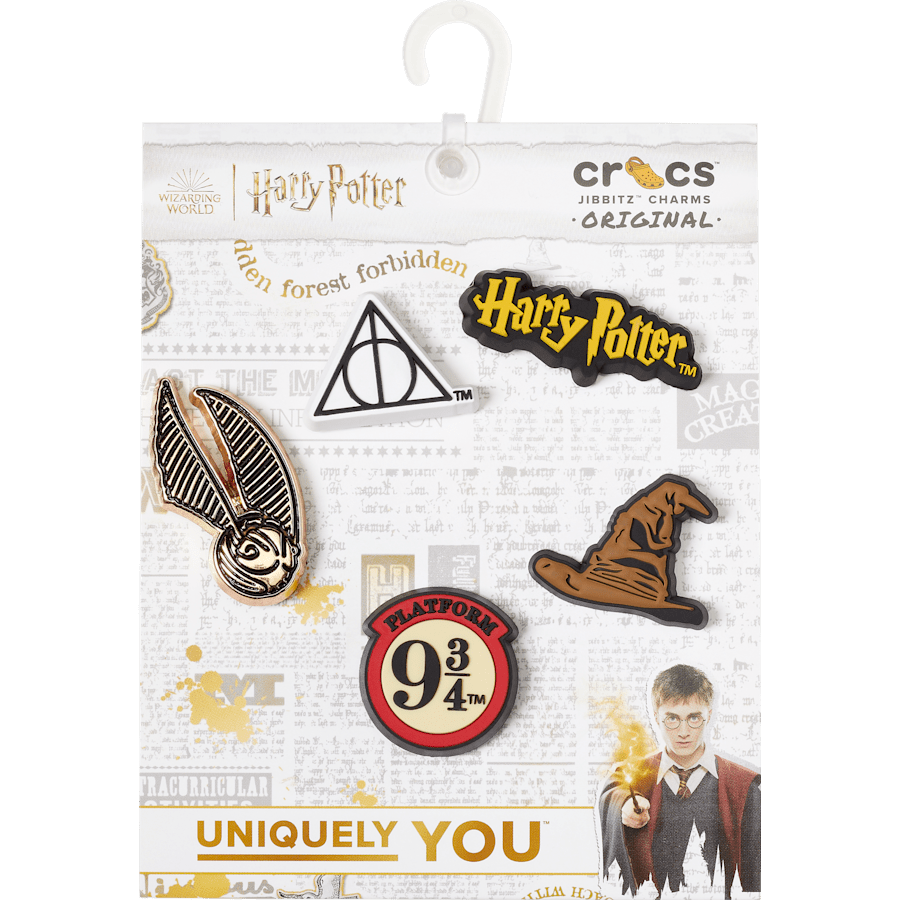 Women / Men / Kids Crocs - Harry Potter Symbol 5 Pack Jibbitz™ charms