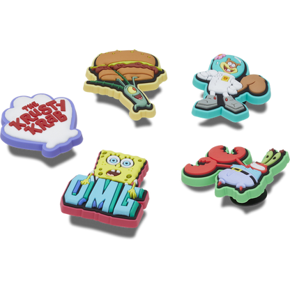 Women / Men / Kids Crocs - SpongeBob 5 Pack Jibbitz™ charms