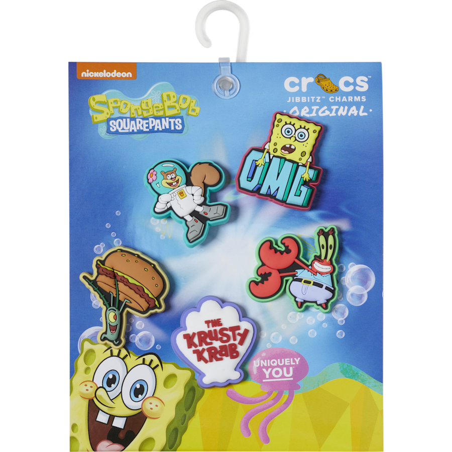 Women / Men / Kids Crocs - SpongeBob 5 Pack Jibbitz™ charms