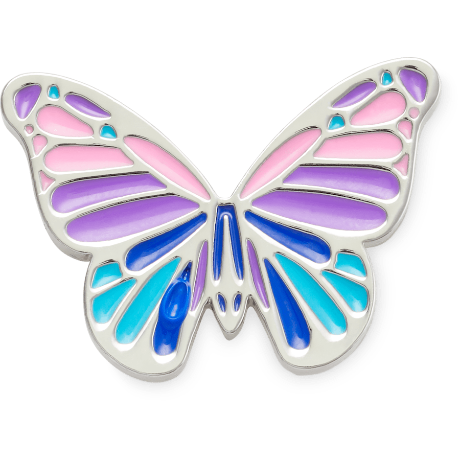 Women / Men Crocs - Multi Purple Butterfly Jibbitz Shoe Charm