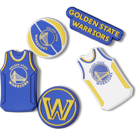 Women / Men Crocs - NBA Golden State Warriors 5 Pack Jibbitz™ charms