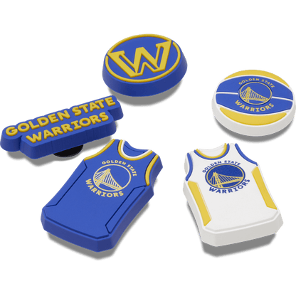 Women / Men Crocs - NBA Golden State Warriors 5 Pack Jibbitz™ charms