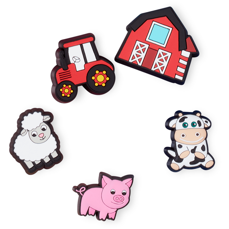 Women / Men / Kids Crocs - Cutesey Farm Animal 5 Pack Jibbitz Shoe Charm