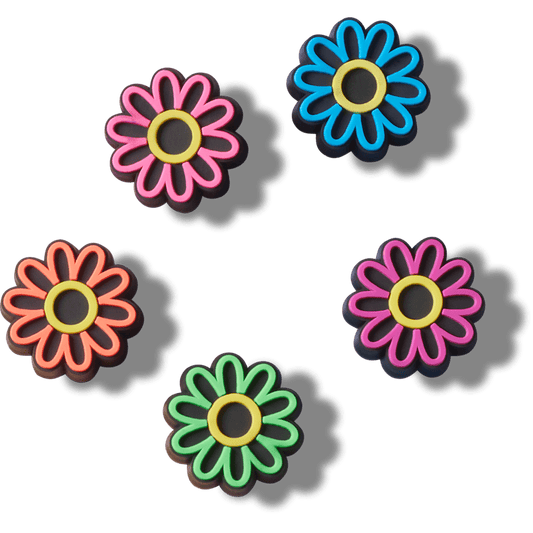 Women / Men Crocs - Lights Up Daisy 5 Pack Jibbitz Shoe Charm