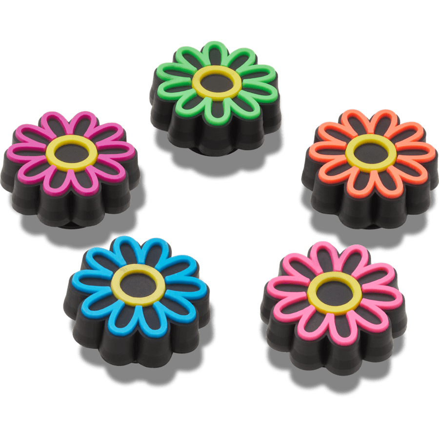 Women / Men Crocs - Lights Up Daisy 5 Pack Jibbitz Shoe Charm