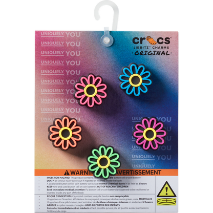 Women / Men Crocs - Lights Up Daisy 5 Pack Jibbitz Shoe Charm