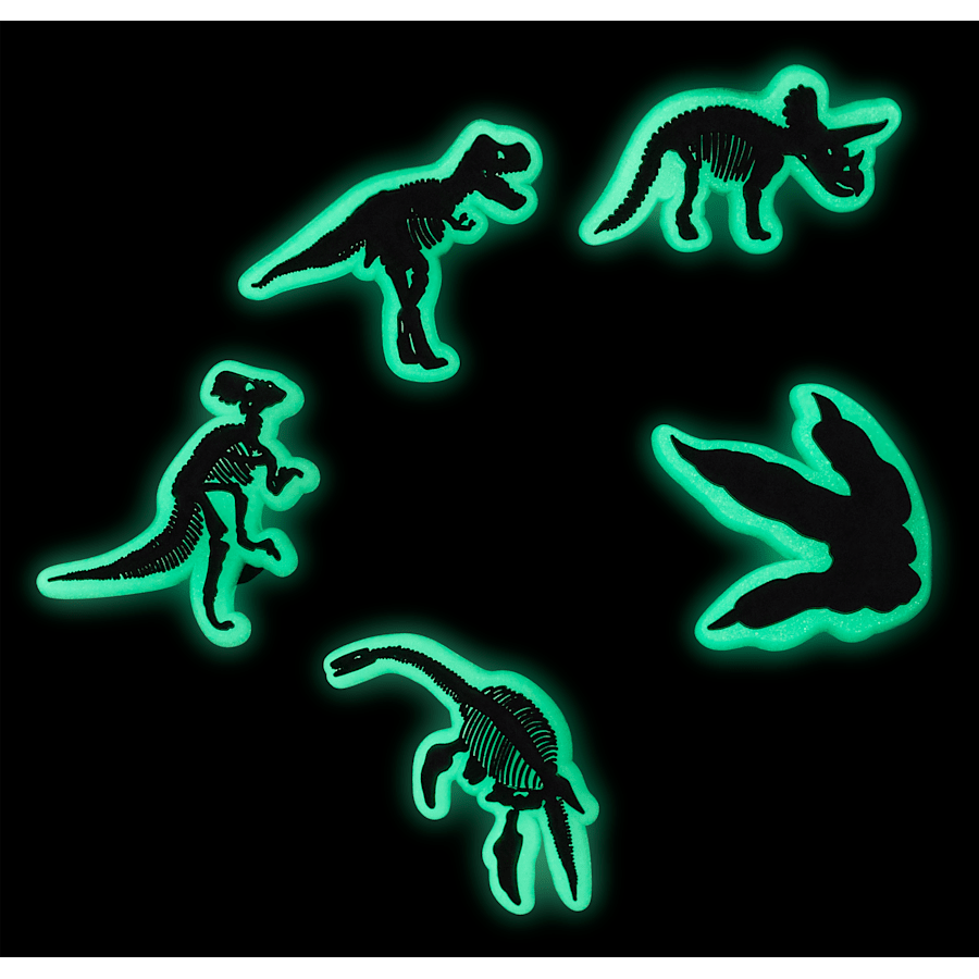 Women / Men Crocs - Glow In The Dark Dino 5 Pack Jibbitz Shoe Charm
