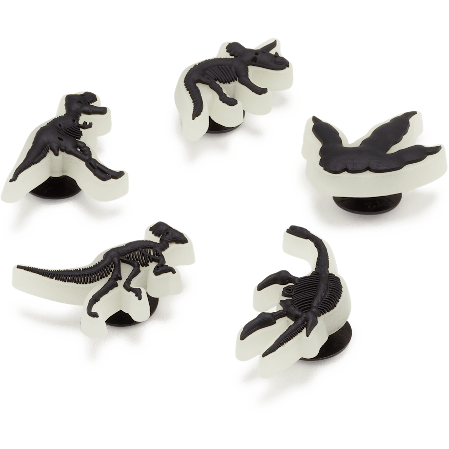 Women / Men Crocs - Glow In The Dark Dino 5 Pack Jibbitz Shoe Charm