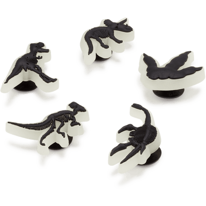 Women / Men Crocs - Glow In The Dark Dino 5 Pack Jibbitz Shoe Charm