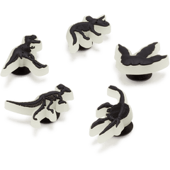 Crocs Glow In The Dark Dino 5 Pack Jibbitz Shoe Charm Women|Men|Jibbitz™ Charms