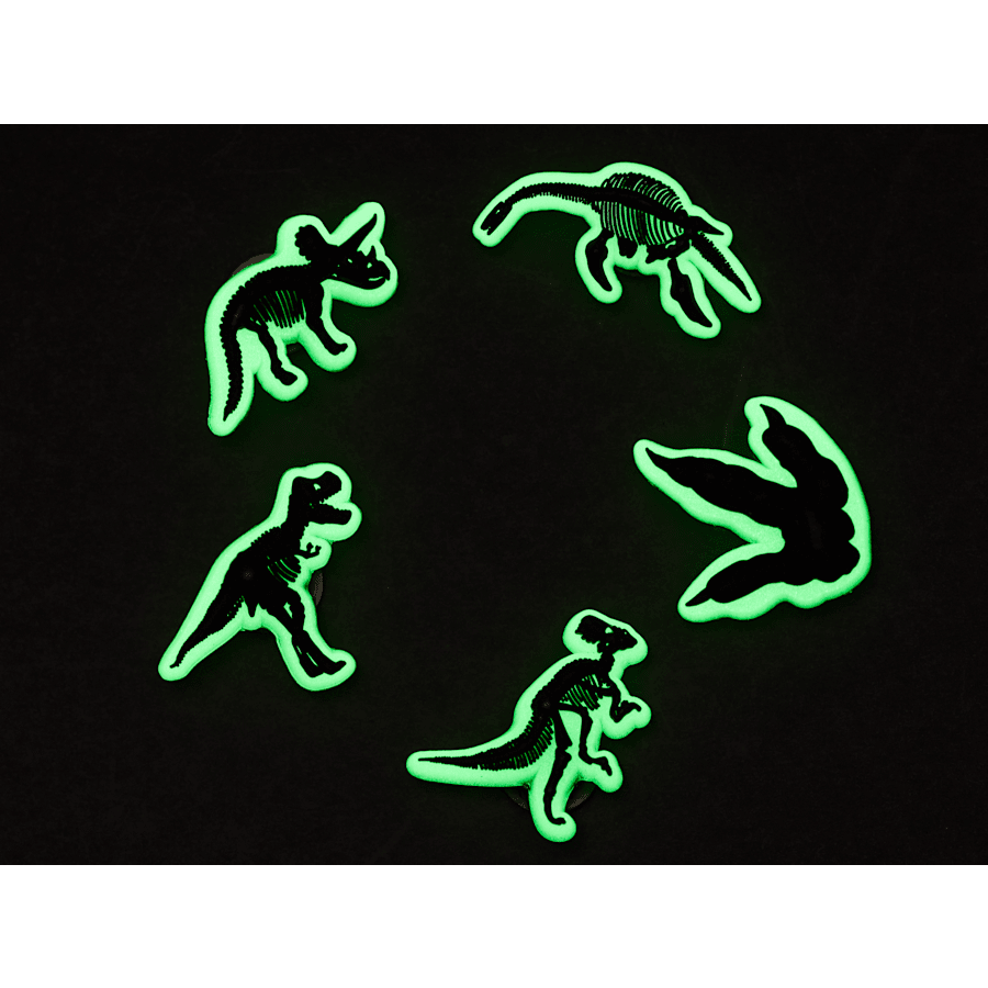 Women / Men Crocs - Glow In The Dark Dino 5 Pack Jibbitz Shoe Charm