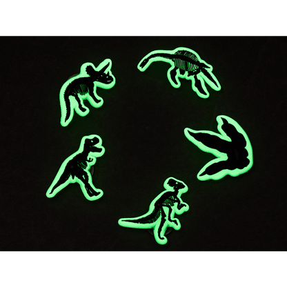 Women / Men Crocs - Glow In The Dark Dino 5 Pack Jibbitz Shoe Charm