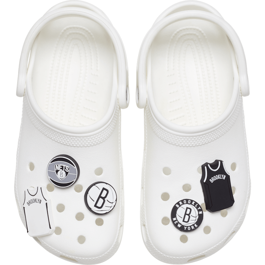 Women / Men Crocs - NBA Brooklyn Nets 5 Pack Jibbitz™ charms