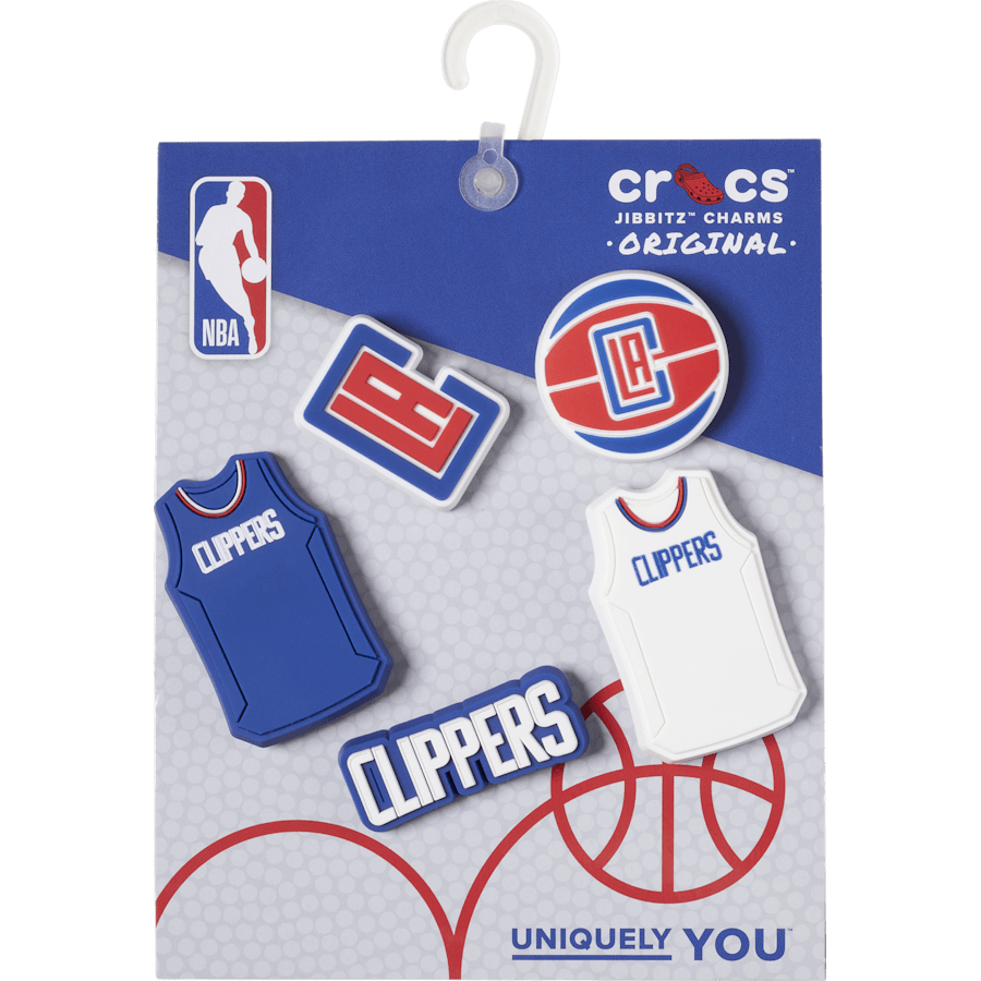 Women / Men Crocs - NBA Los Angeles Clippers 5 Pack Jibbitz™ charms