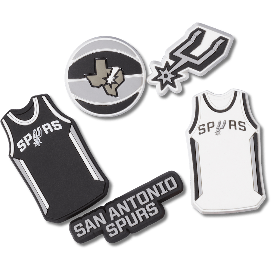 Women / Men Crocs - NBA San Antonio Spurs 5 Pack Jibbitz™ charms