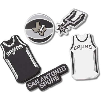 Women / Men Crocs - NBA San Antonio Spurs 5 Pack Jibbitz™ charms