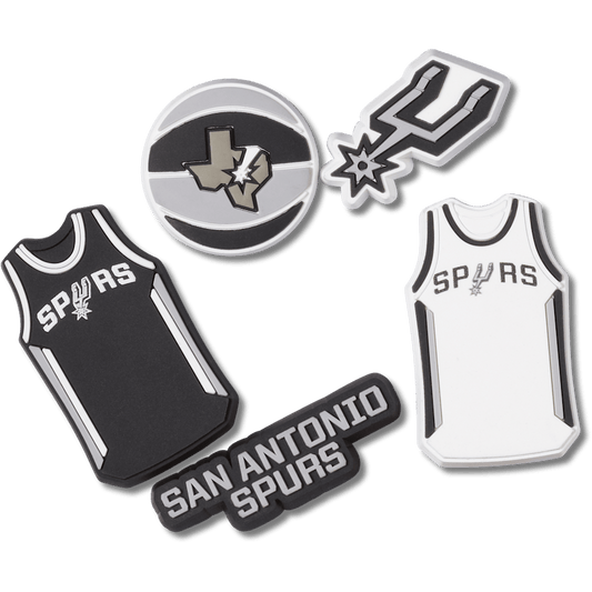 Women / Men Crocs - NBA San Antonio Spurs 5 Pack Jibbitz™ charms