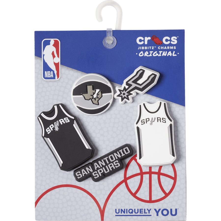 Women / Men Crocs - NBA San Antonio Spurs 5 Pack Jibbitz™ charms
