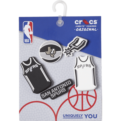 Women / Men Crocs - NBA San Antonio Spurs 5 Pack Jibbitz™ charms