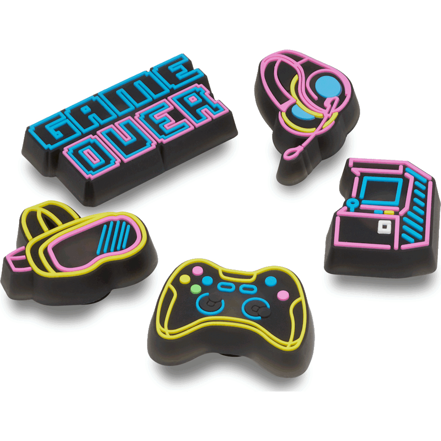 Women / Men Crocs - Lights Up Neon Gamer 5 Pack Jibbitz™ charms