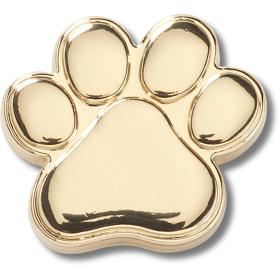Women / Men Crocs - Gold Dog Paw Jibbitz™ charms