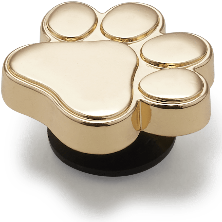 Women / Men Crocs - Gold Dog Paw Jibbitz™ charms