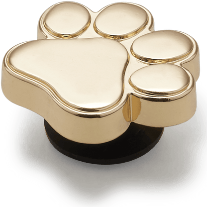 Women / Men Crocs - Gold Dog Paw Jibbitz™ charms
