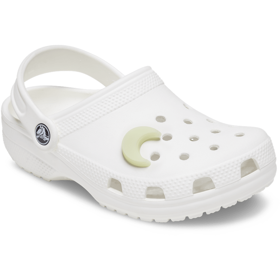 Women / Men Crocs - Glow In The Dark Crescent Moon Jibbitz™ charms