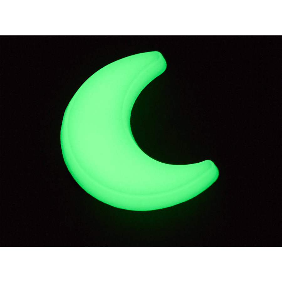 Women / Men Crocs - Glow In The Dark Crescent Moon Jibbitz™ charms