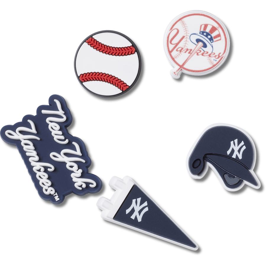 Women / Men / Kids Crocs - MLB New York Yankees 5 Pack Jibbitz™ charms