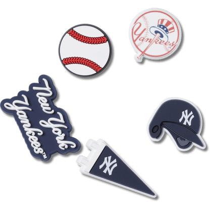 Women / Men / Kids Crocs - MLB New York Yankees 5 Pack Jibbitz™ charms