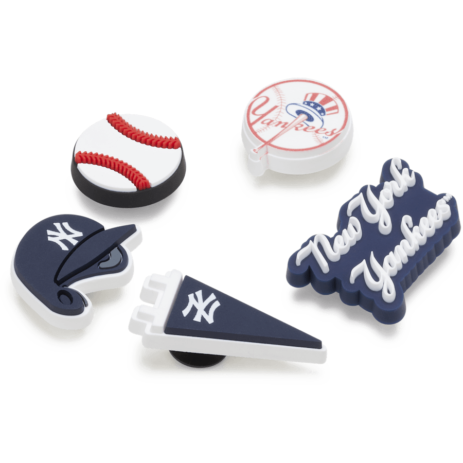 Women / Men / Kids Crocs - MLB New York Yankees 5 Pack Jibbitz™ charms