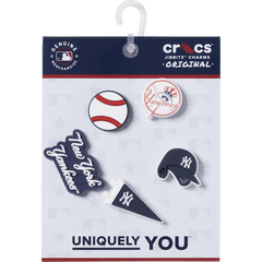 Crocs MLB New York Yankees 5 Pack Jibbitz™ charms Women|Men|Kids|Jibbitz™ Charms