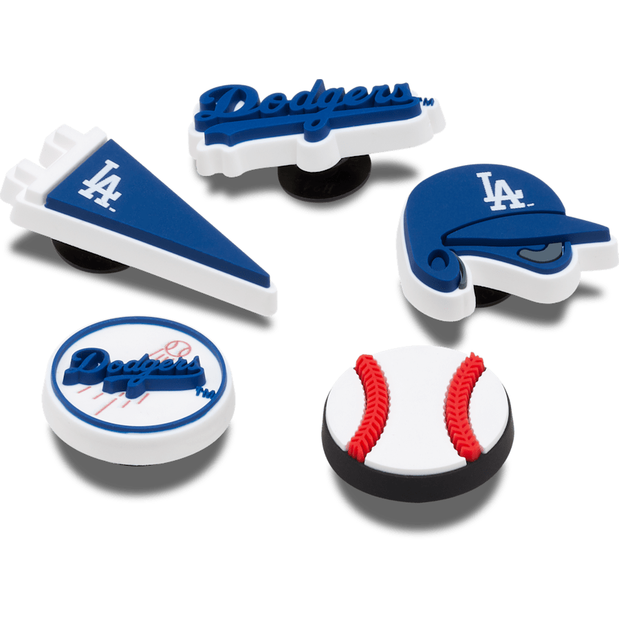 Women / Men / Kids Crocs - MLB Los Angeles Dodgers 5pck Jibbitz™ charms