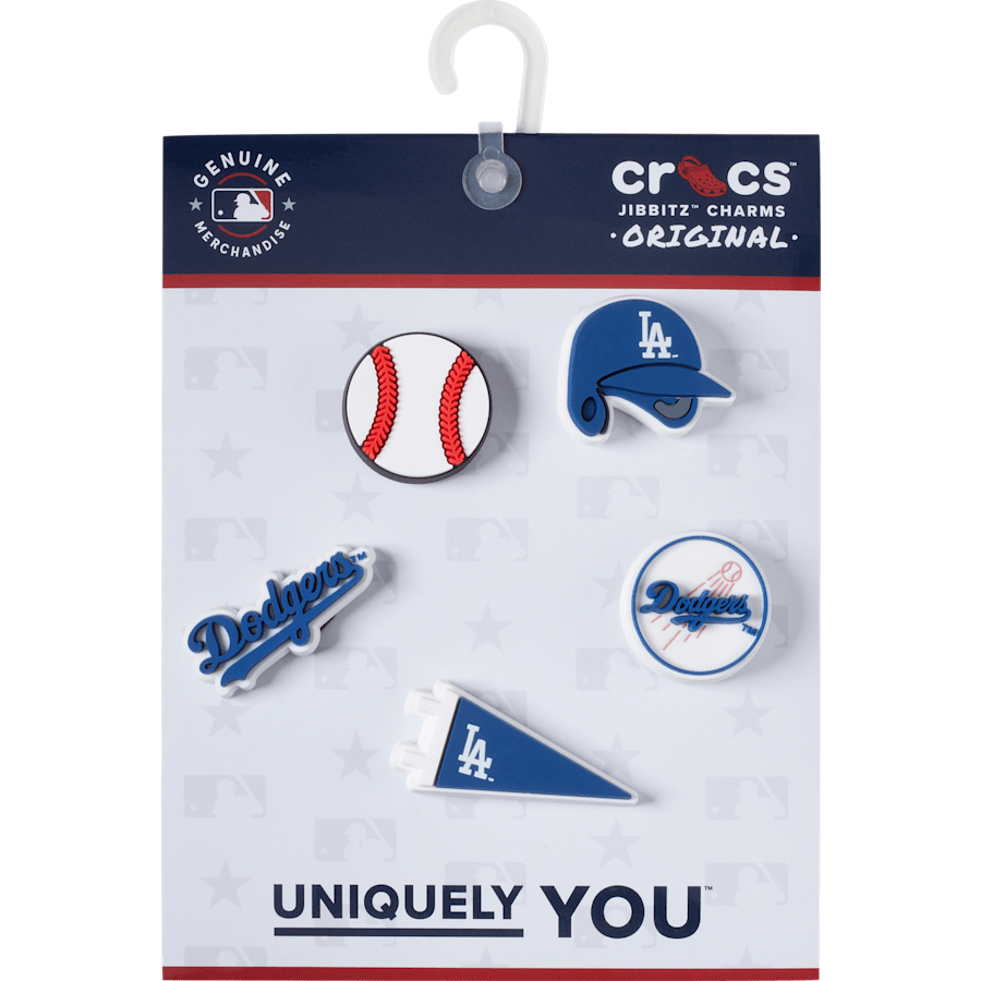 Women / Men / Kids Crocs - MLB Los Angeles Dodgers 5pck Jibbitz™ charms