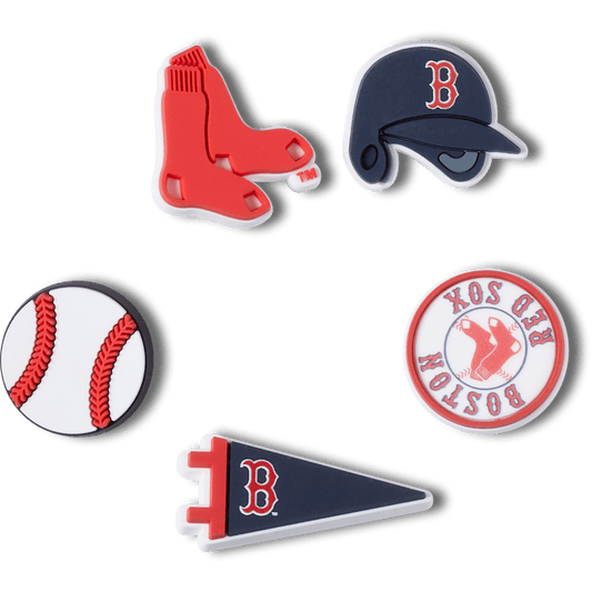 Women / Men / Kids Crocs - MLB Boston Red Sox 5pck Jibbitz™ charms